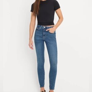 Good American Good Legs High-Rise Skinny Ankle Jeans